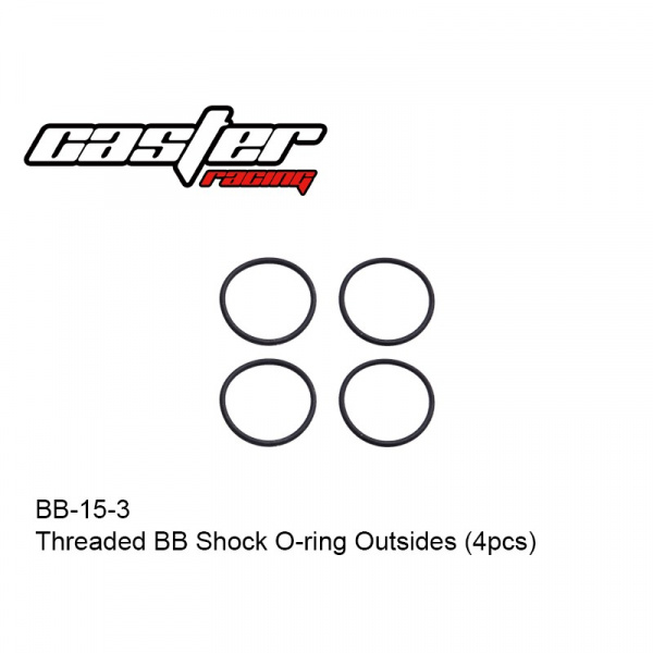 BB-15-3 Threaded BB Shock O-ring Outsides (4pcs)