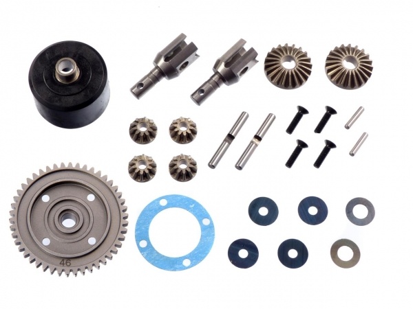 DIFFERENTIAL KOMPLETT MITTE 46T (HT DIFF.)