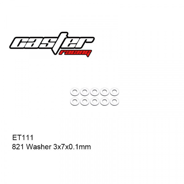 ET111 821 Washer 3x7x1mm