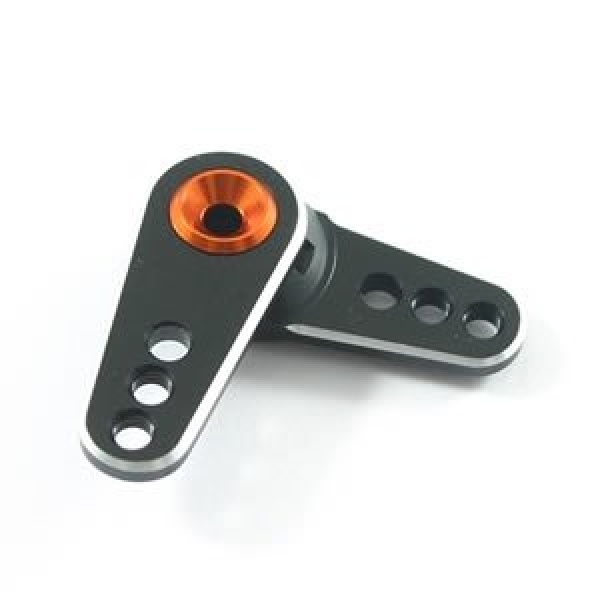 Fastrax 25T Black Aluminium 3-In-1 Servo Horn (Savox/Futaba) #FAST319B