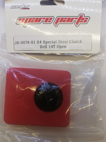 JR-0078-01 S4 Spezialstahl Kupplungsglocke 14T belüftet