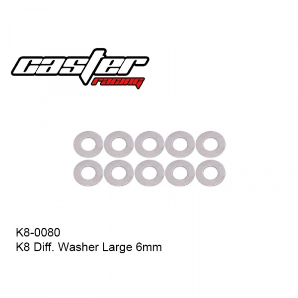 K8-0080 K8 Diff. Washer Large 6mm