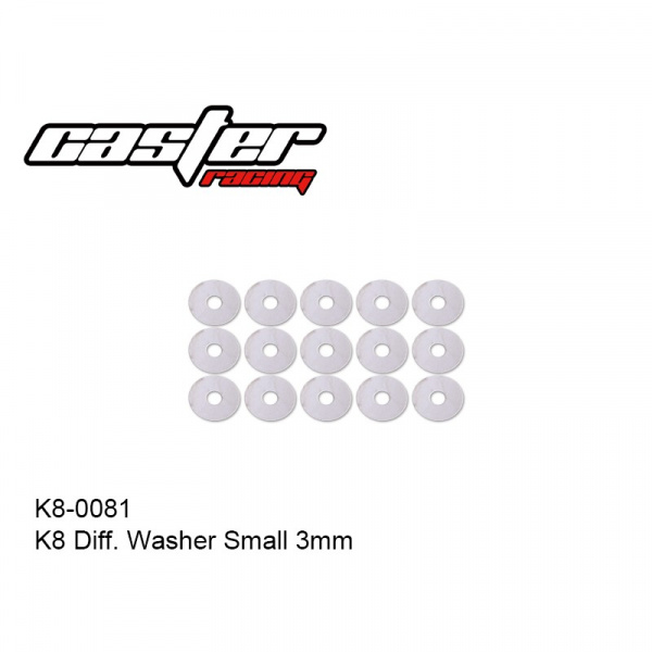 K8-0081 K8 Diff. Washer Small 3mm