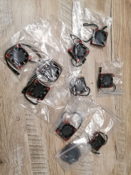 Aluminium Lüfter 40x40mm, 6-8,4V 16000RPM