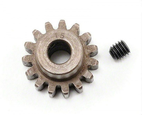 Extra Hart 5mm Bohrung 1.0 Modul Ritzel 15 Zähne Robinson