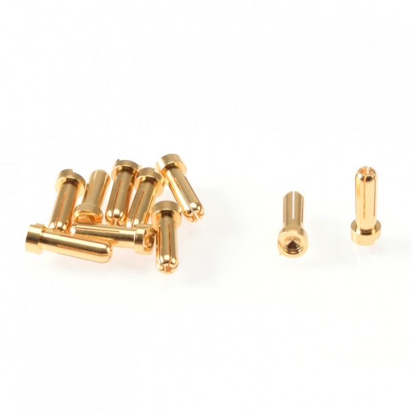 5mm Gold Plug Male (2pcs)